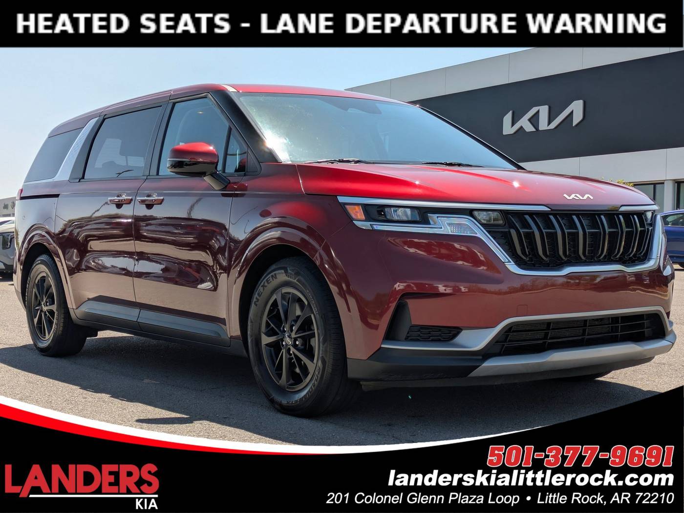 2023 Kia Carnival LXS — Minivan — 15,400 mi — Little Rock, AR