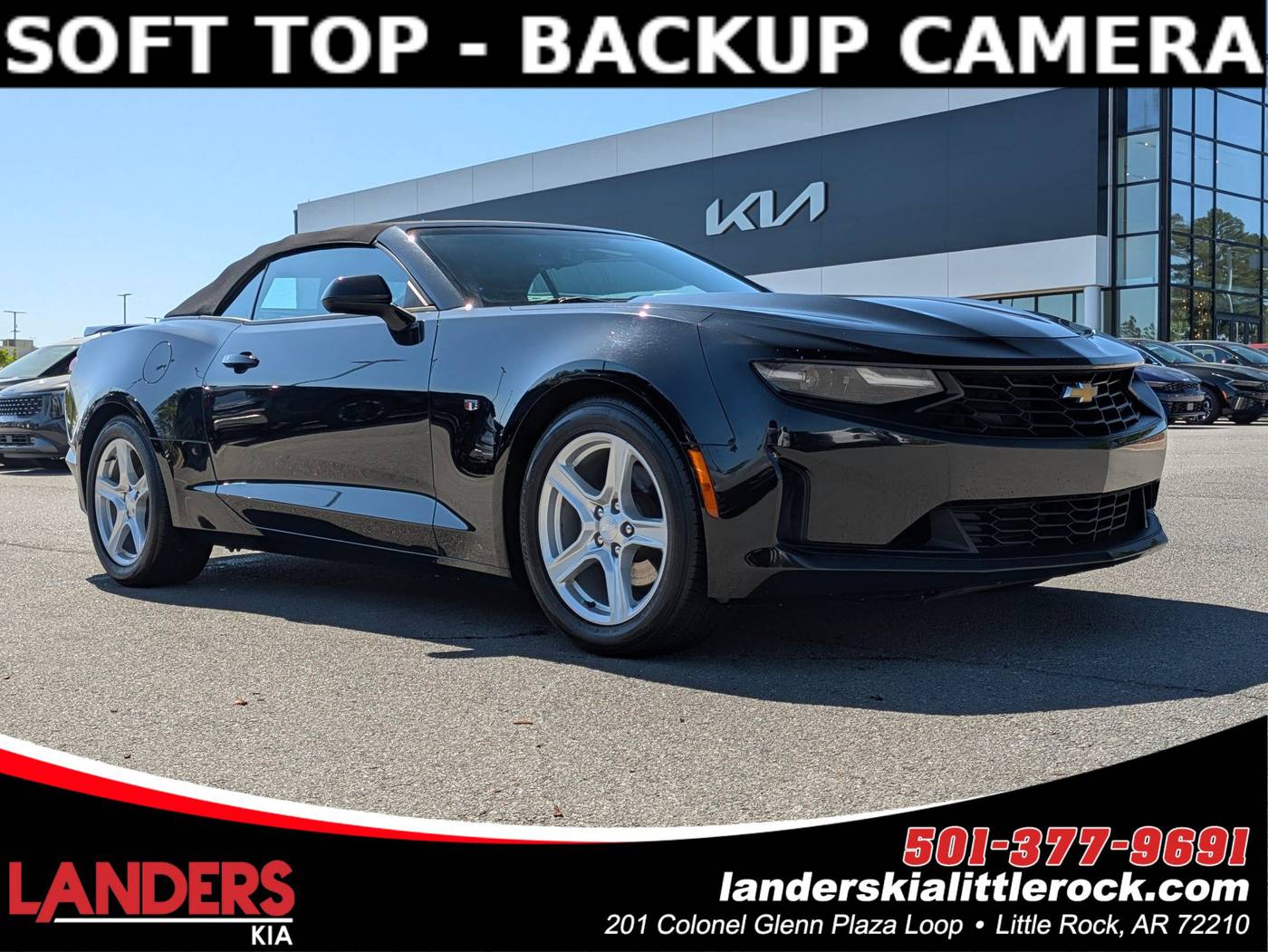 2020 Chevrolet Camaro 1LT — Convertible — 84,004 mi — Little Rock, AR