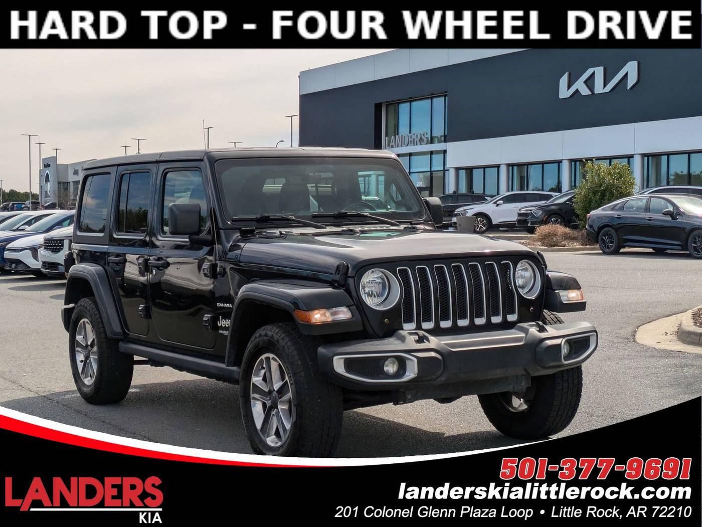 2021 Jeep Wrangler Sahara — SUV — 70,554 mi — Little Rock, AR