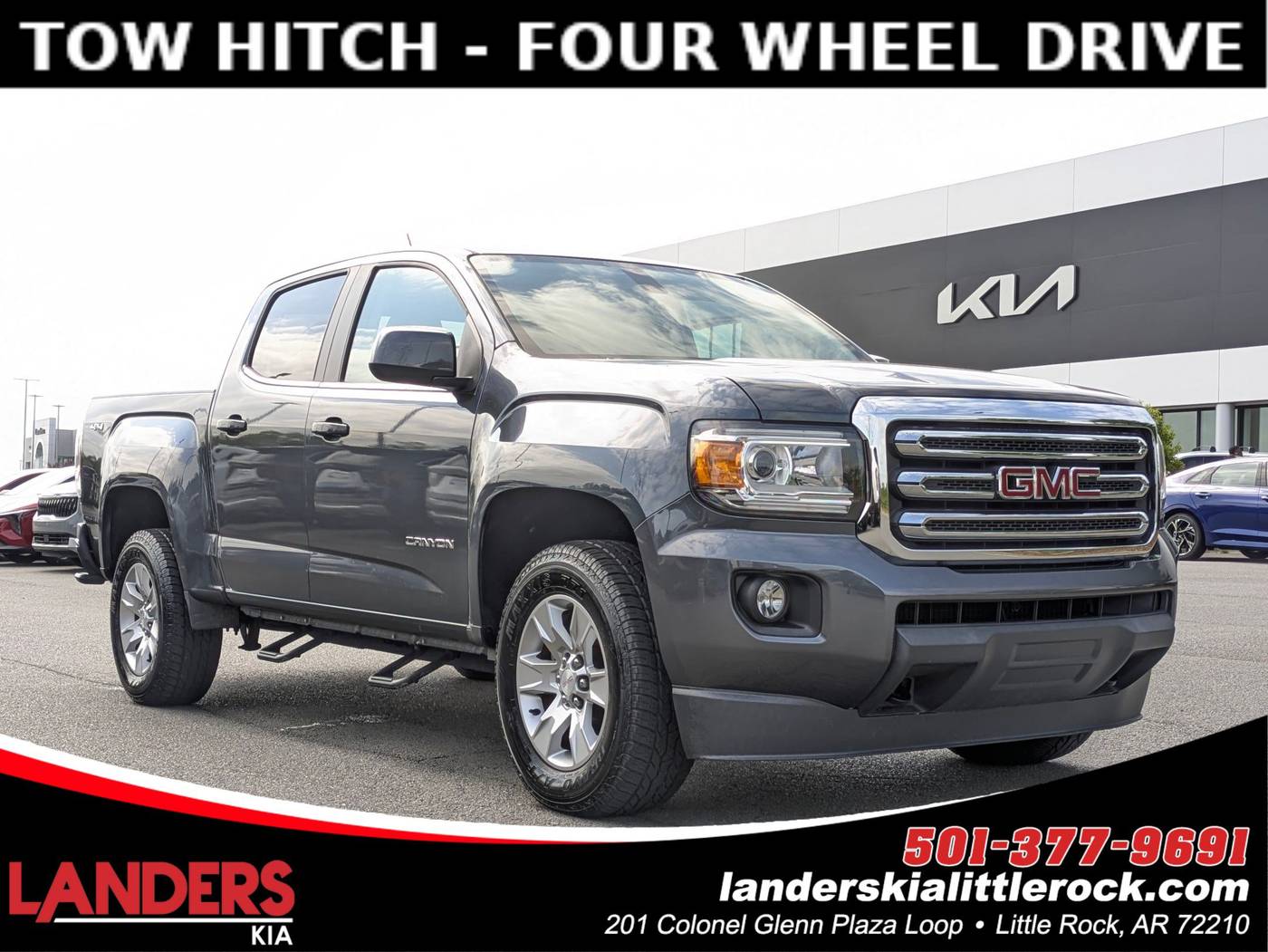 2015 GMC Canyon SLE — Pickup Truck — 55,634 mi — Little Rock, AR