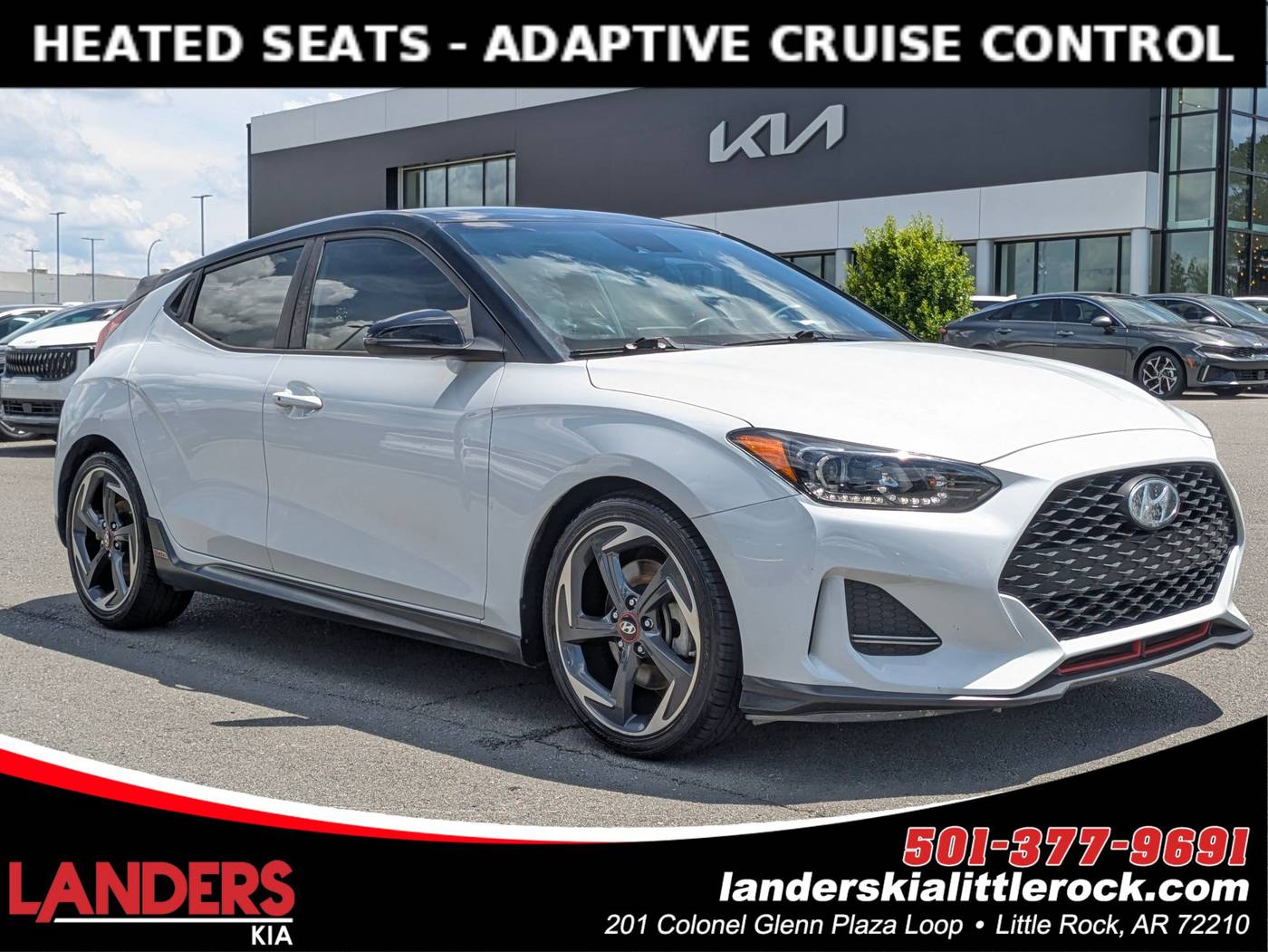 2019 Hyundai Veloster Turbo Ultimate — Hatchback — 81,984 mi — Little Rock, AR