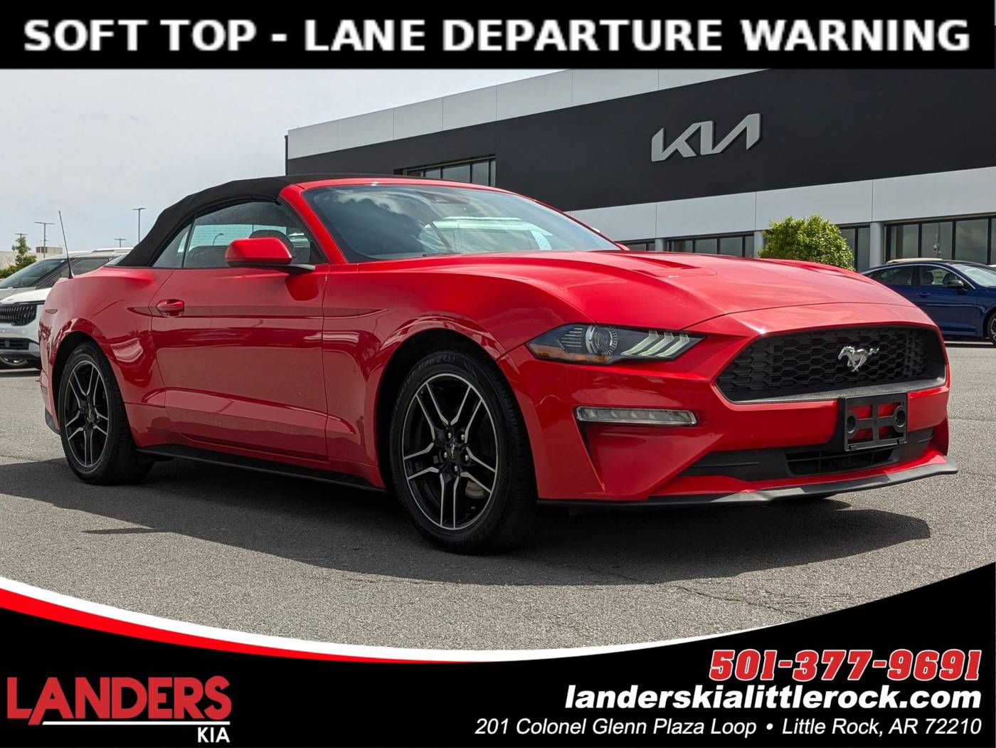 2022 Ford Mustang EcoBoost Premium — Convertible — 62,496 mi — Little Rock, AR