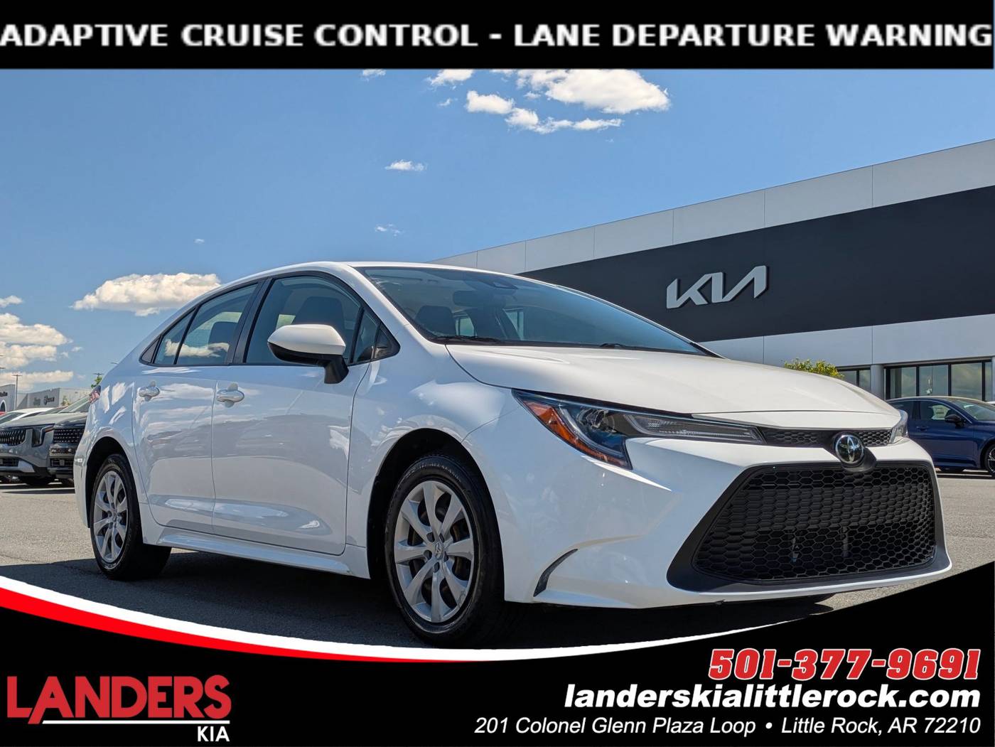 2021 Toyota Corolla LE — Sedan — 54,362 mi — Little Rock, AR