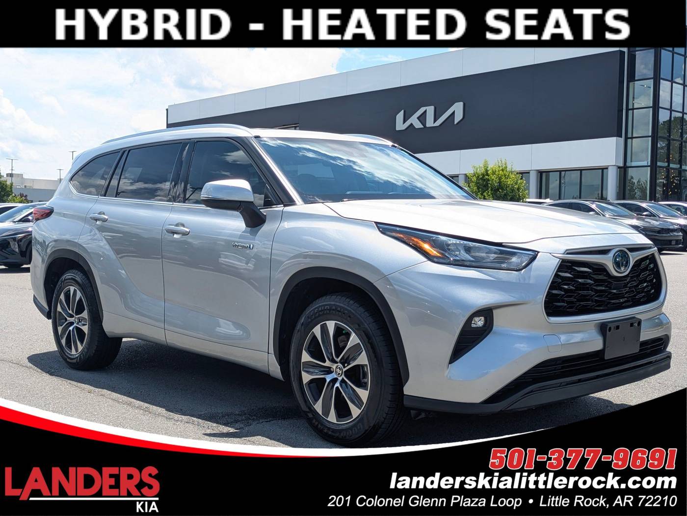 2020 Toyota Highlander Hybrid XLE — SUV — 44,639 mi — Little Rock, AR