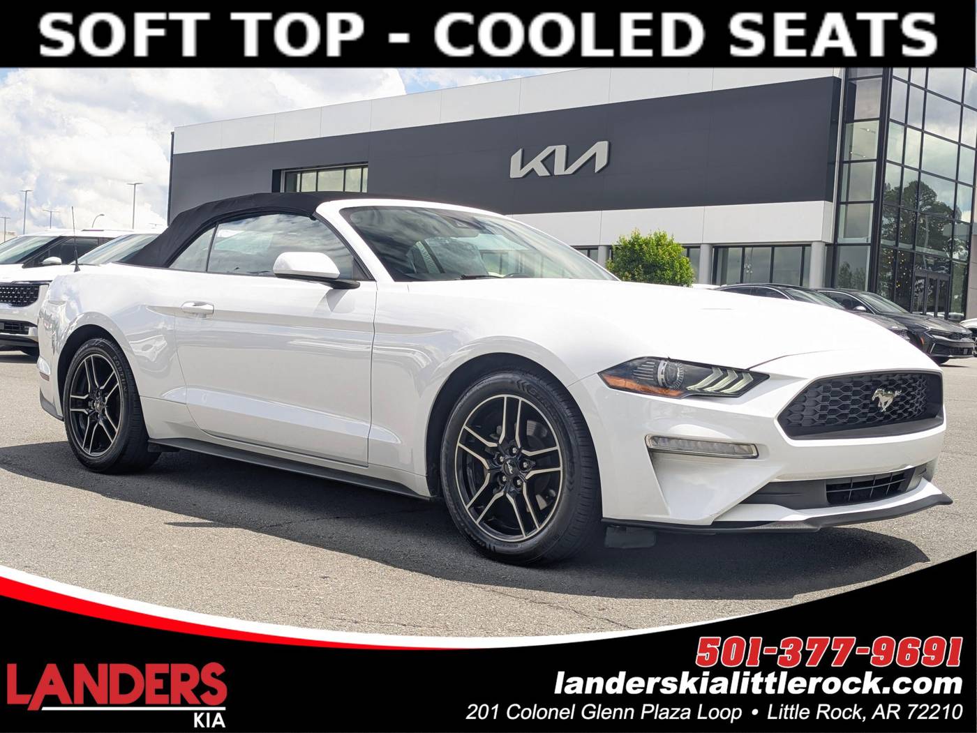 2023 Ford Mustang EcoBoost Premium — Convertible — 57,218 mi — Little Rock, AR