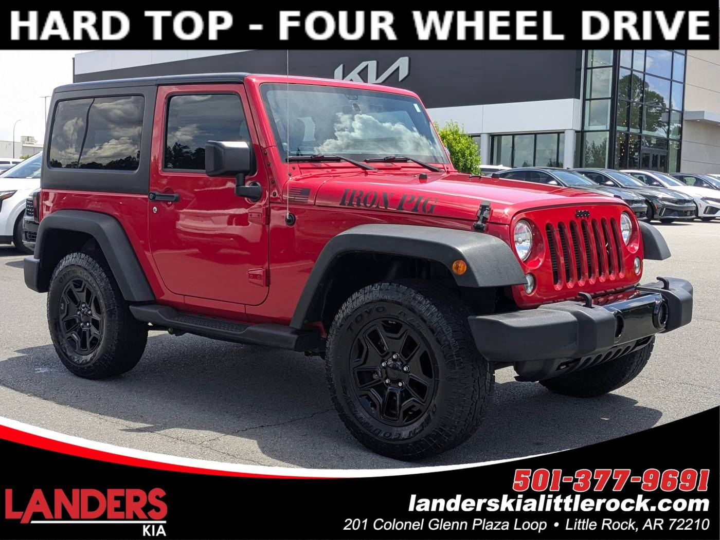2014 Jeep Wrangler Willys Wheeler — SUV — 57,460 mi — Little Rock, AR