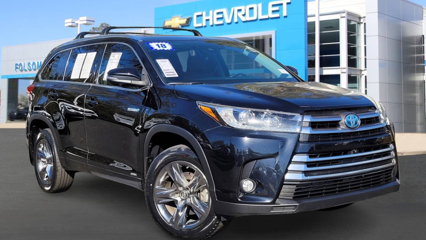 2018 Toyota Highlander Hybrid Limited Platinum — SUV — 95,771 mi — Folsom, CA