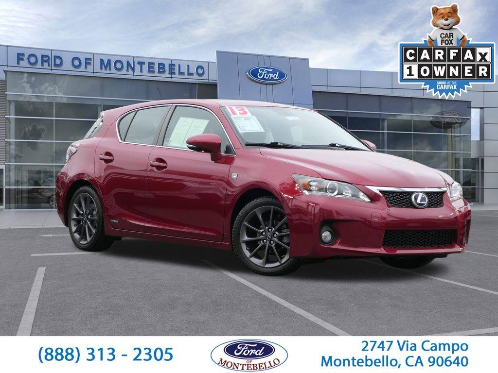 2013 Lexus CT CT 200h — Hatchback — 78,924 mi — Montebello, CA