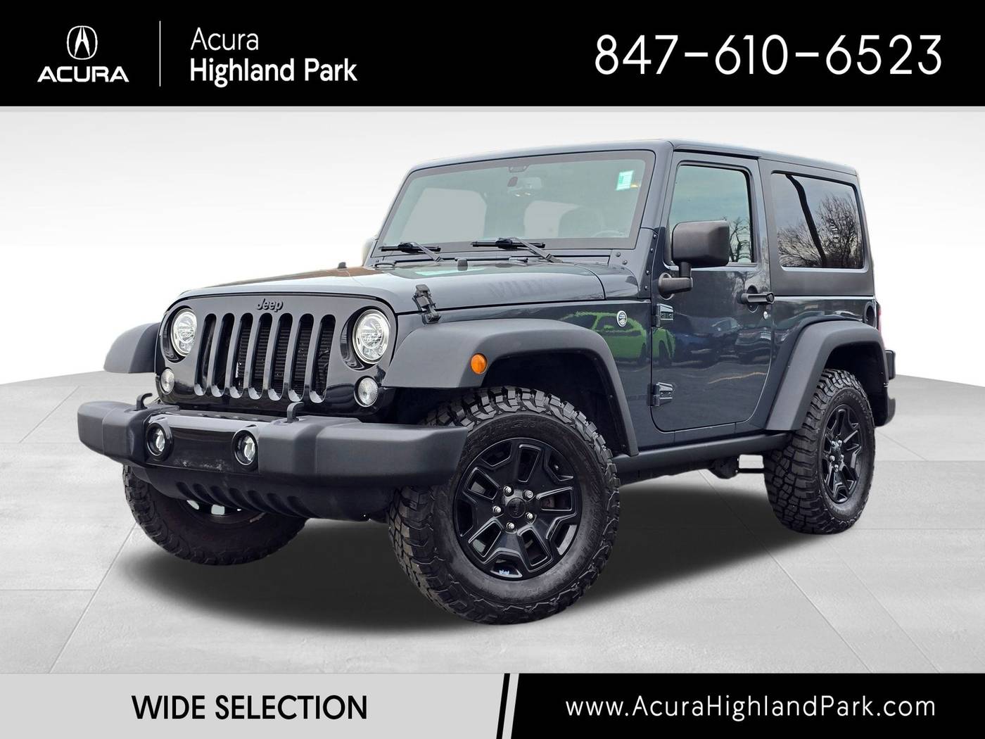 2017 Jeep Wrangler Willys Wheeler — SUV — 76,559 mi — Highland Park, IL