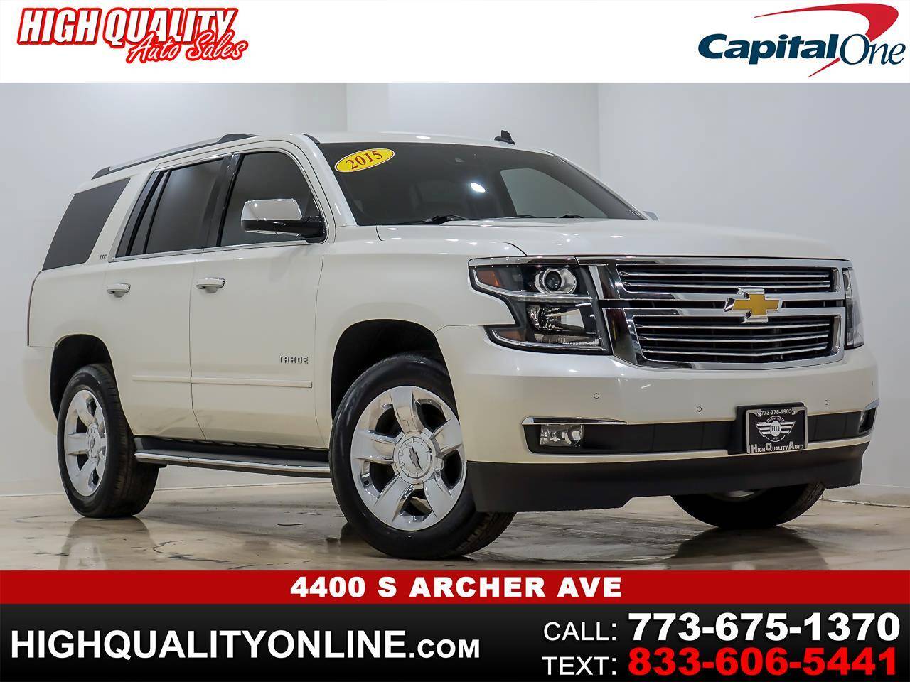 2015 Chevrolet Tahoe LTZ — SUV — 129,596 mi — Chicago, IL