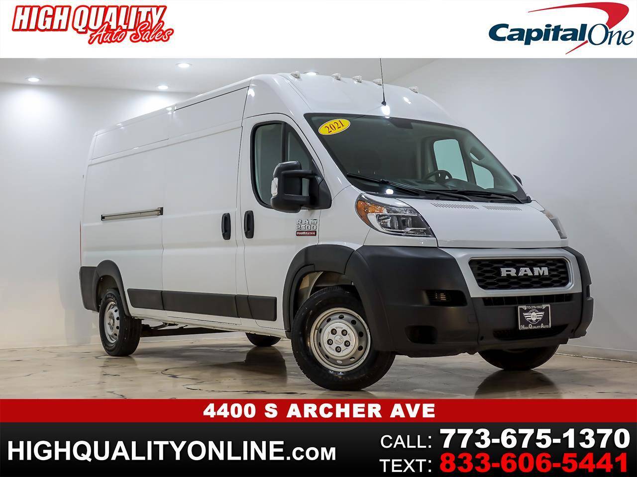 2021 Ram ProMaster Cargo Van 2500 — Cargo Van — 72,000 mi — Chicago, IL
