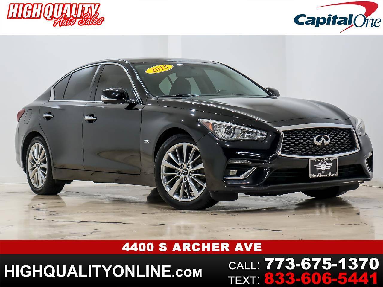 2018 INFINITI Q50 3.0t LUXE — Sedan — 101,187 mi — Chicago, IL