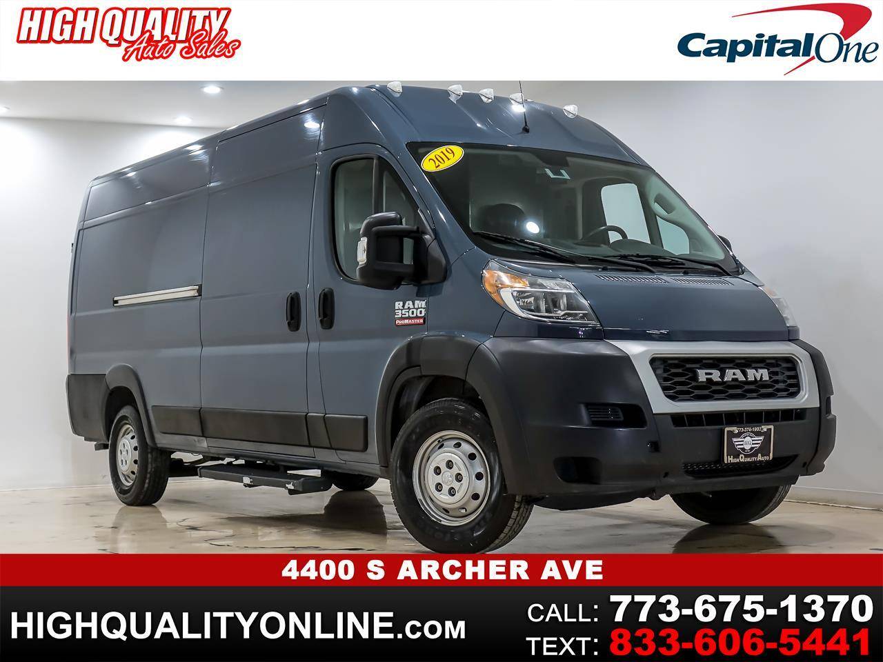 2019 Ram ProMaster Cargo Van 3500 — Cargo Van — 47,414 mi — Chicago, IL