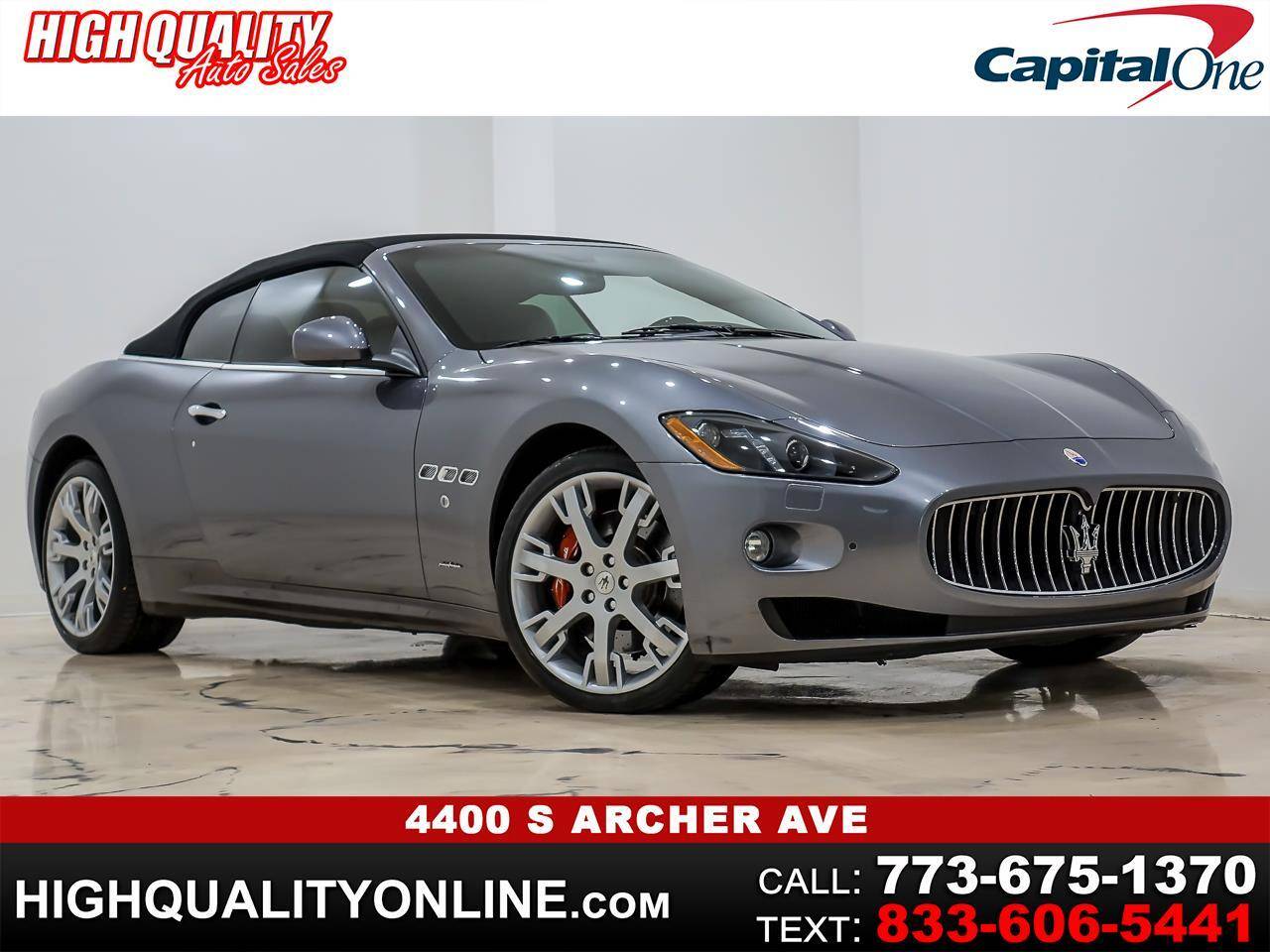 2014 Maserati GranTurismo Standard — Convertible — 22,380 mi — Chicago, IL