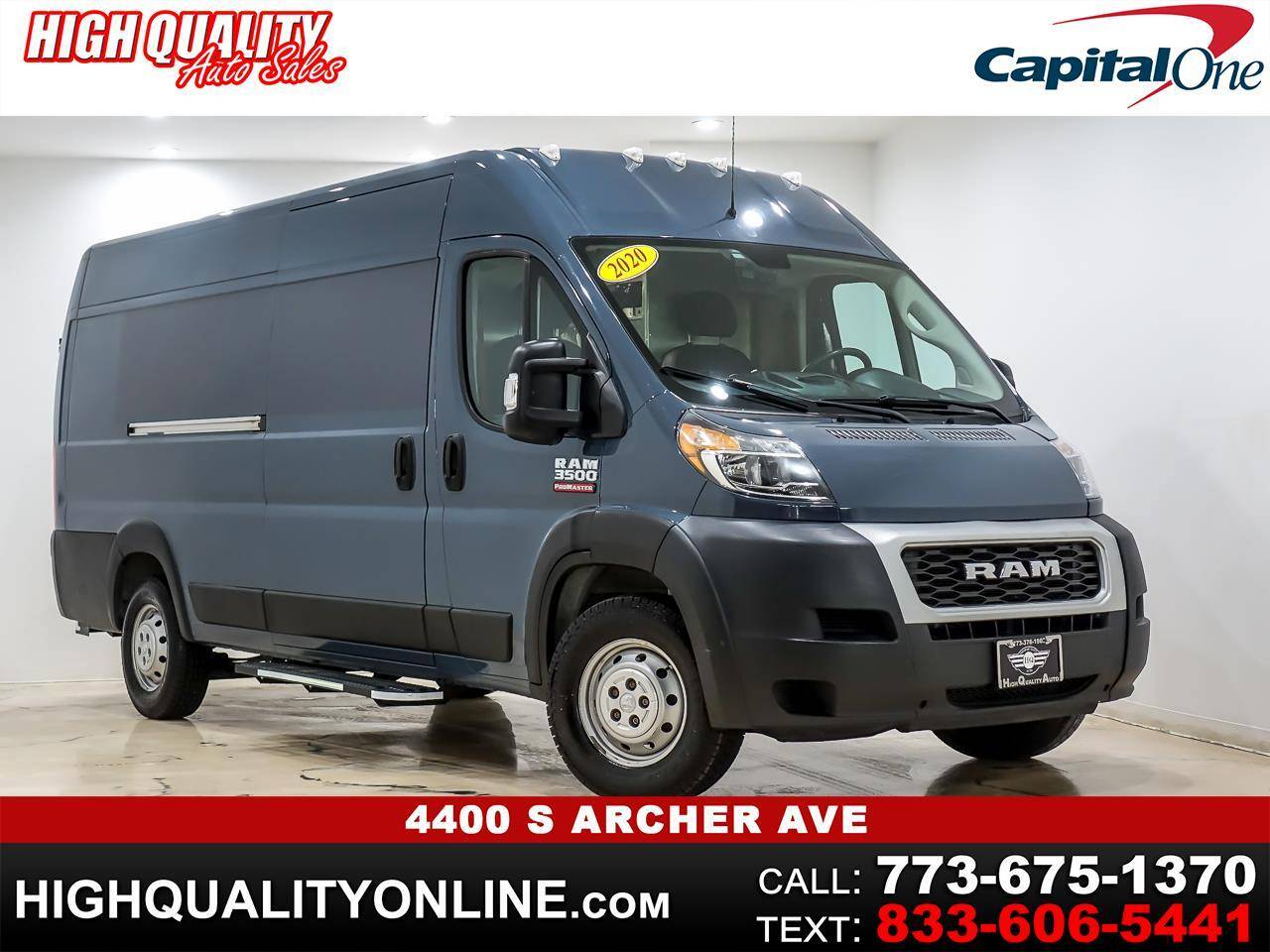 2020 Ram ProMaster Cargo Van 3500 — Cargo Van — 71,502 mi — Chicago, IL