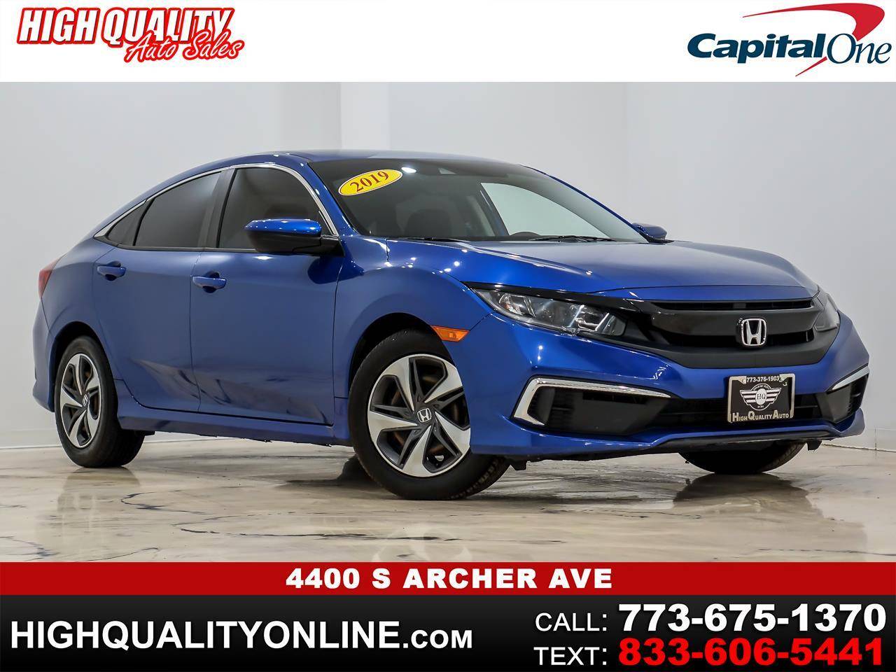2019 Honda Civic LX — Sedan — 77,244 mi — Chicago, IL