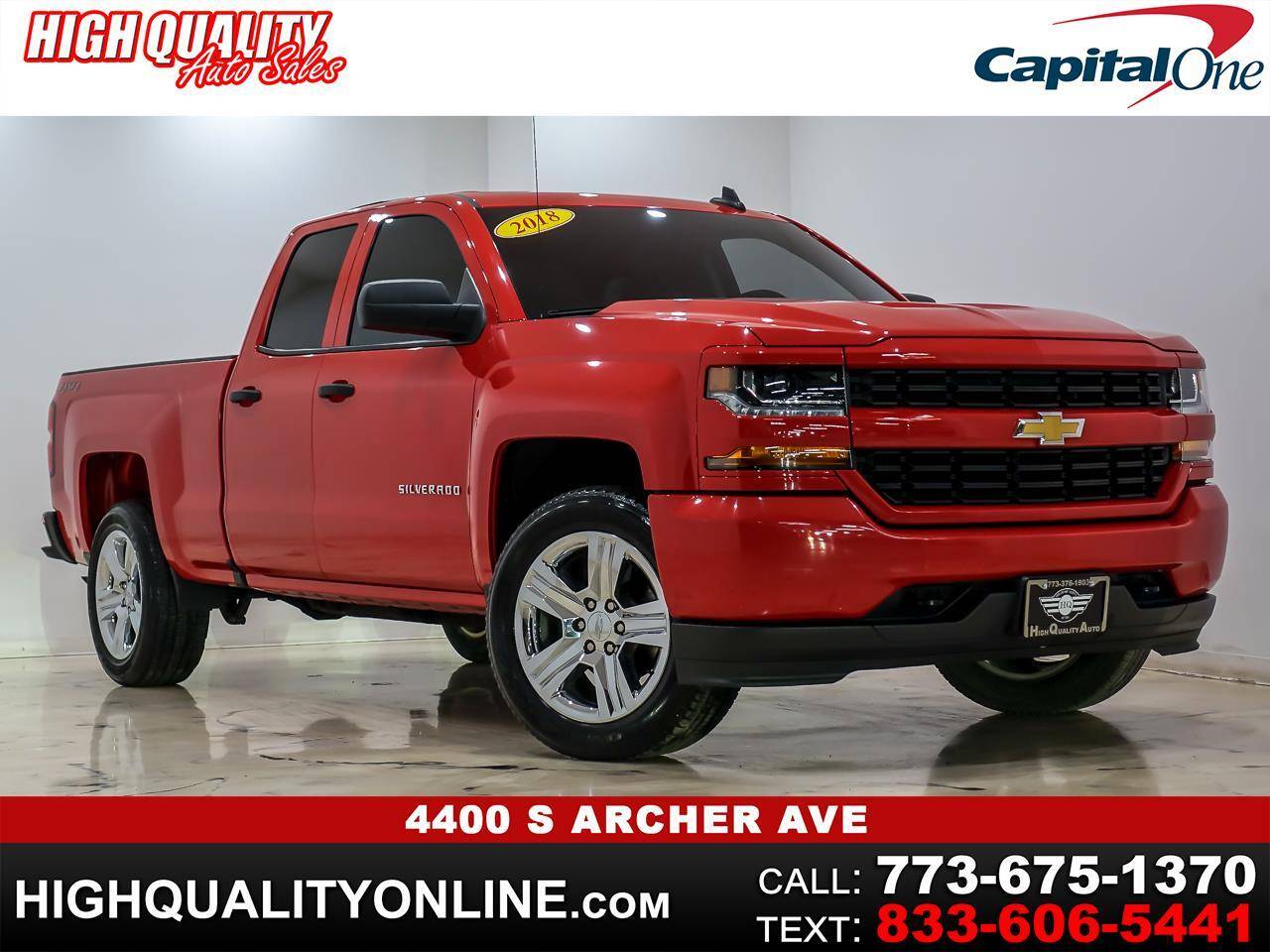 2018 Chevrolet Silverado 1500 Custom — Pickup Truck — 40,608 mi — Chicago, IL