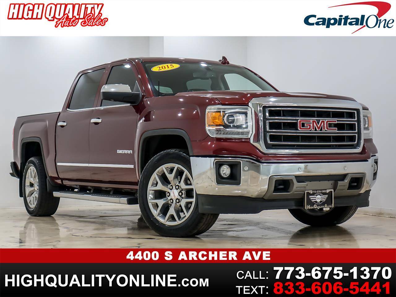 2015 GMC Sierra 1500 SLT — Pickup Truck — 117,685 mi — Chicago, IL