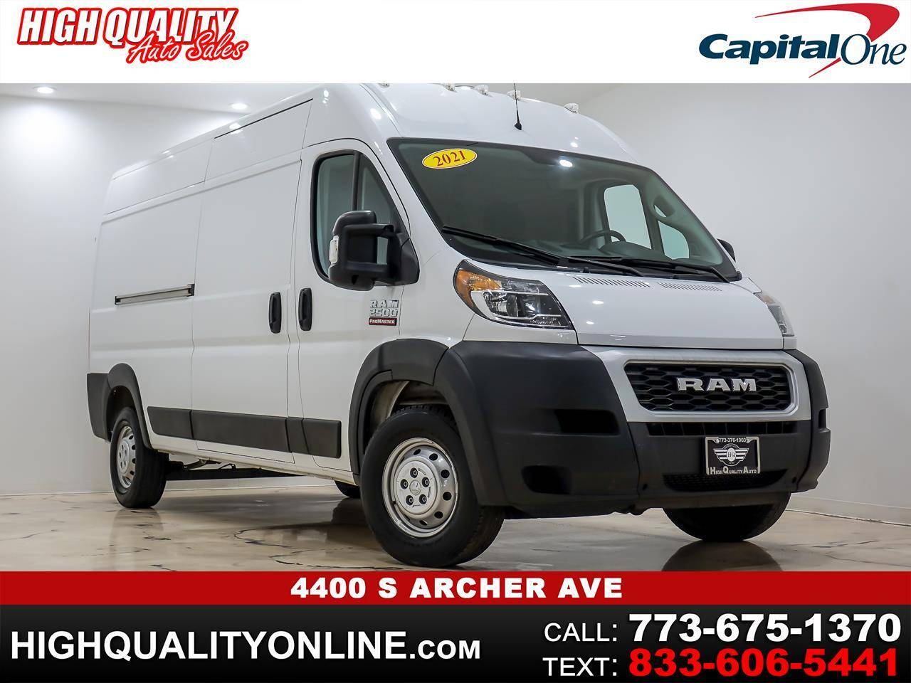 2021 Ram ProMaster Cargo Van 2500 — Cargo Van — 28,565 mi — Chicago, IL