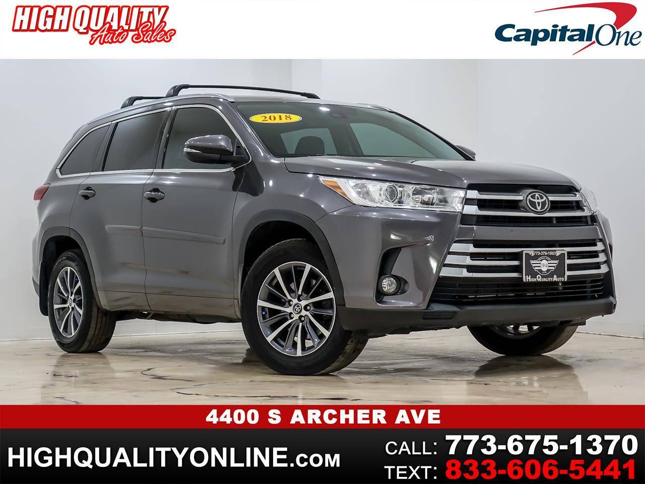 2018 Toyota Highlander XLE — SUV — 64,486 mi — Chicago, IL