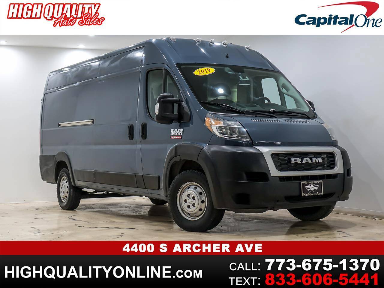 2019 Ram ProMaster Cargo Van 3500 — Cargo Van — 150,150 mi — Chicago, IL