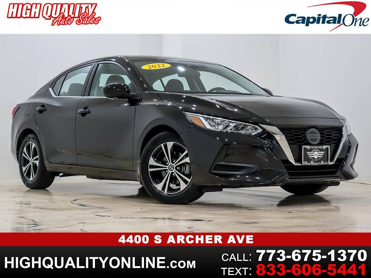 2022 Nissan Sentra SV — Sedan — 33,137 mi — Chicago, IL