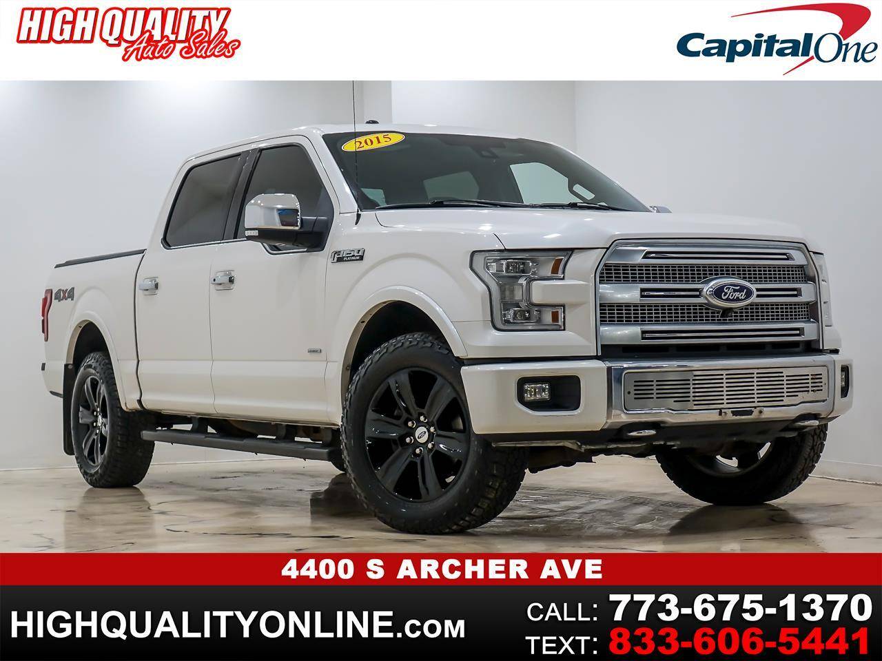 2015 Ford F-150 Platinum — Pickup Truck — 133,843 mi — Chicago, IL