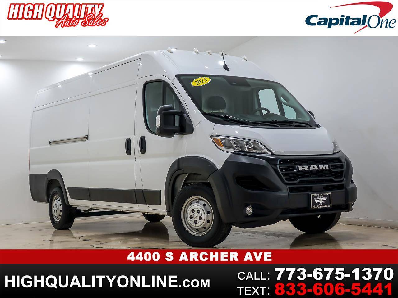 2023 Ram ProMaster Cargo Van 3500 — Cargo Van — 38,784 mi — Chicago, IL