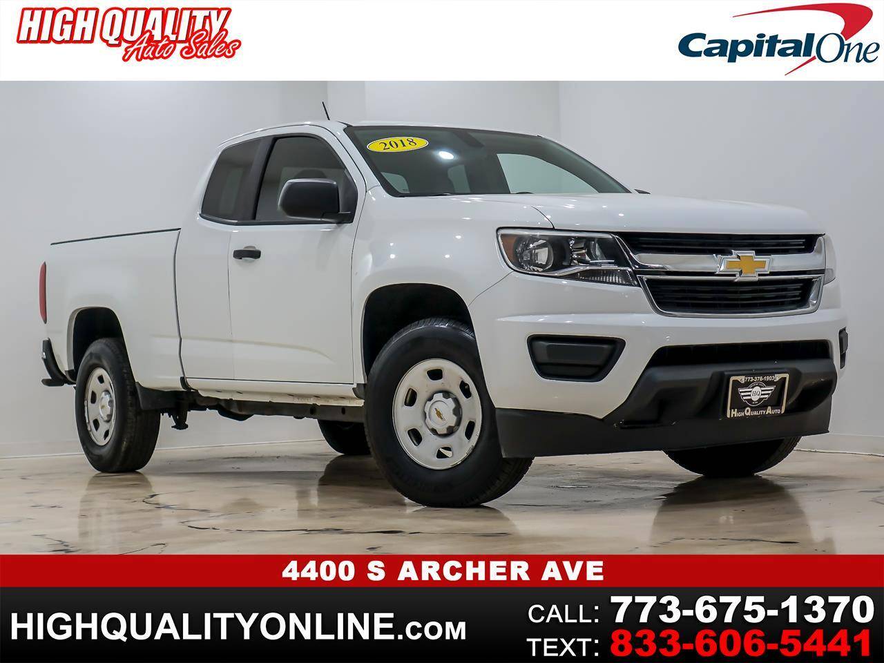 2018 Chevrolet Colorado WT — Pickup Truck — 100,218 mi — Chicago, IL