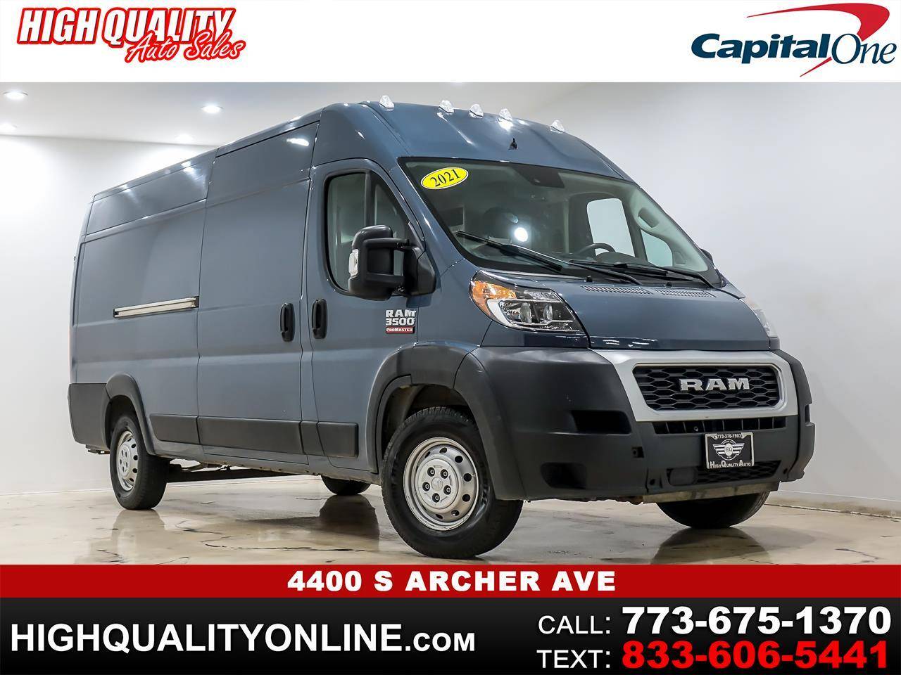 2021 Ram ProMaster Cargo Van 3500 — Cargo Van — 107,140 mi — Chicago, IL
