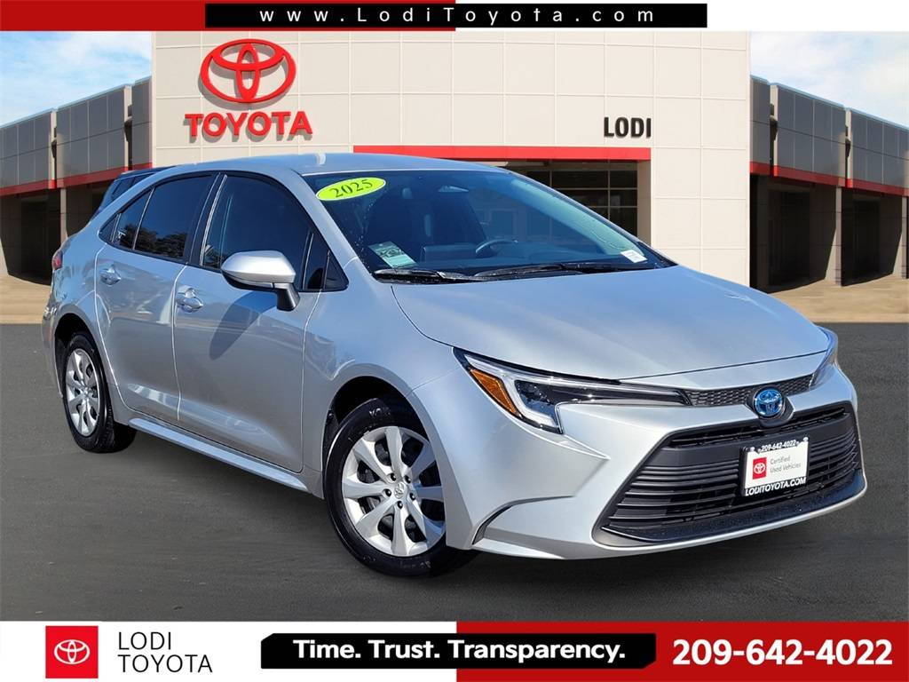 2025 Toyota Corolla Hybrid LE — Sedan — 8,246 mi — Lodi, CA