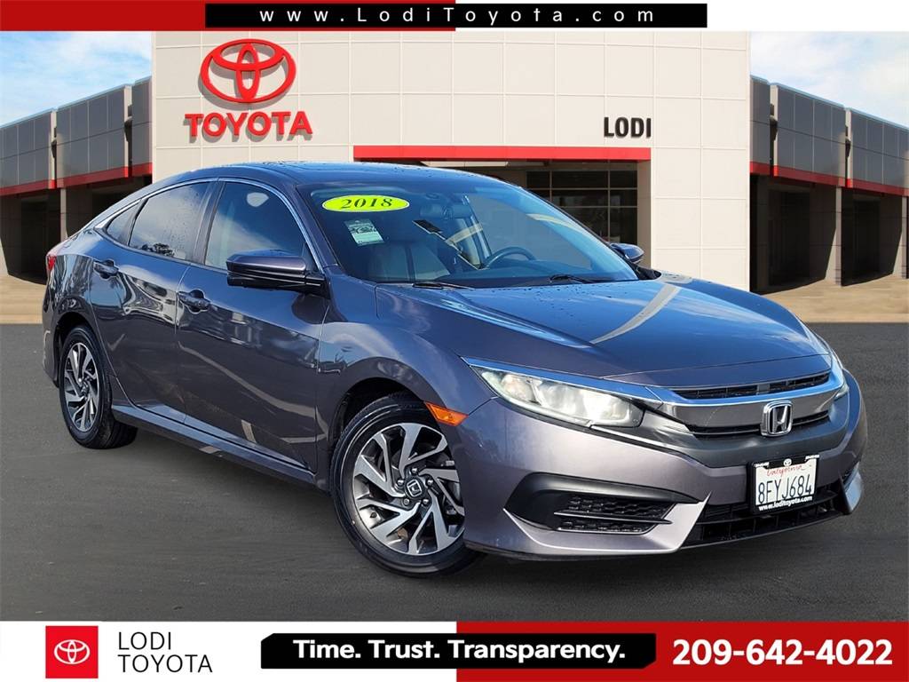 2018 Honda Civic EX — Sedan — 141,675 mi — Lodi, CA
