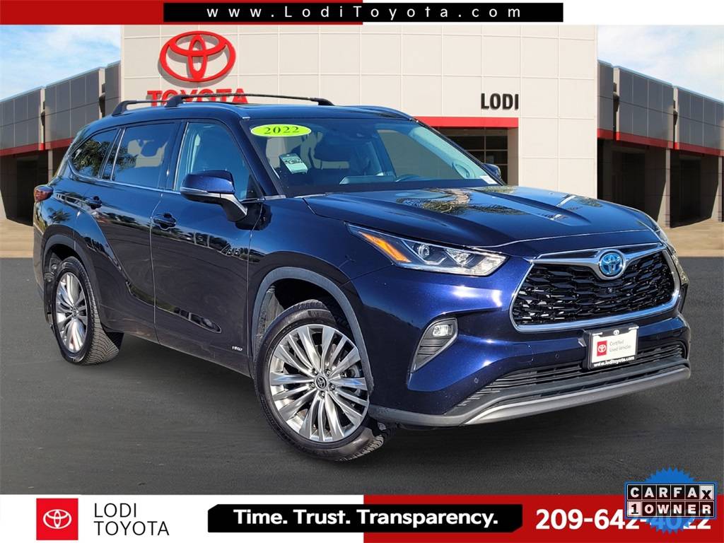 2022 Toyota Highlander Hybrid Platinum — SUV — 50,998 mi — Lodi, CA
