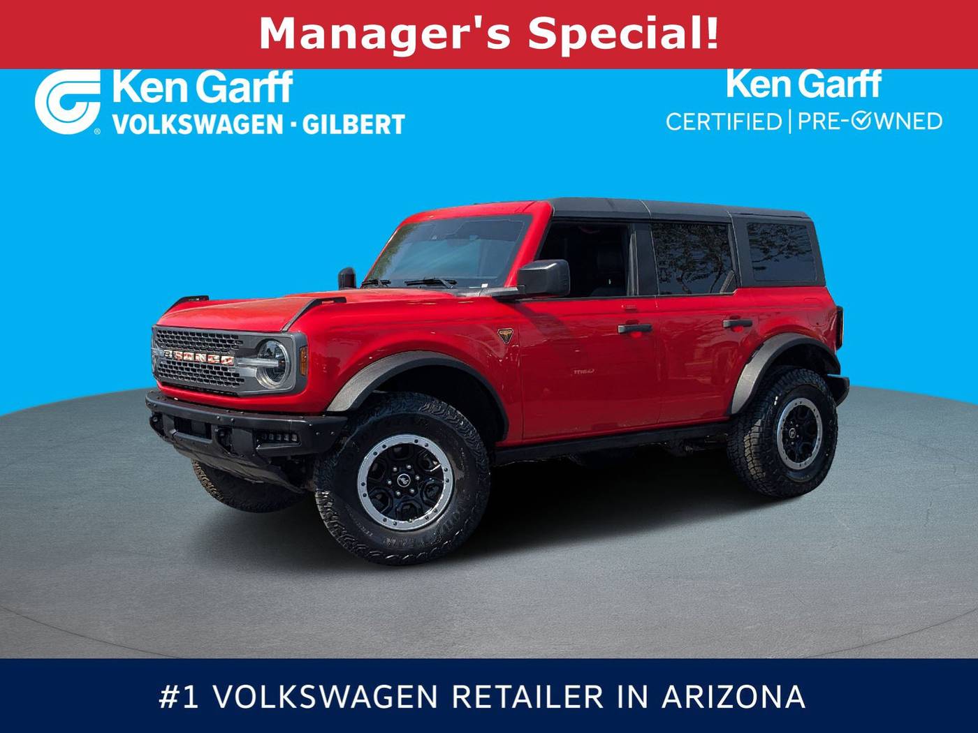 2022 Ford Bronco Badlands — SUV — 36,232 mi — Gilbert, AZ