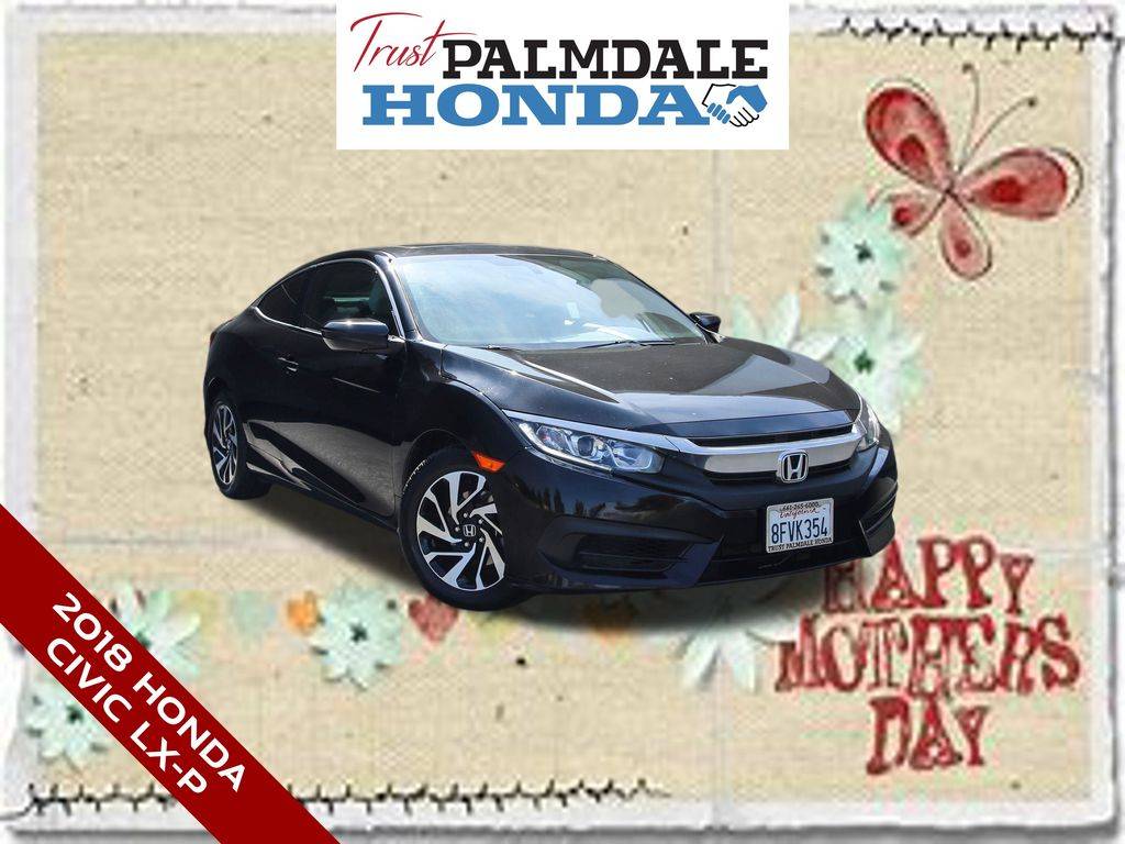 2018 Honda Civic LX-P — Coupe — 83,138 mi — Palmdale, CA
