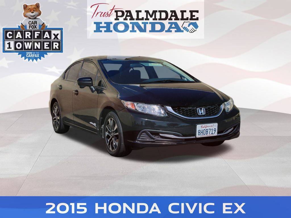 2015 Honda Civic EX — Sedan — 97,276 mi — Palmdale, CA