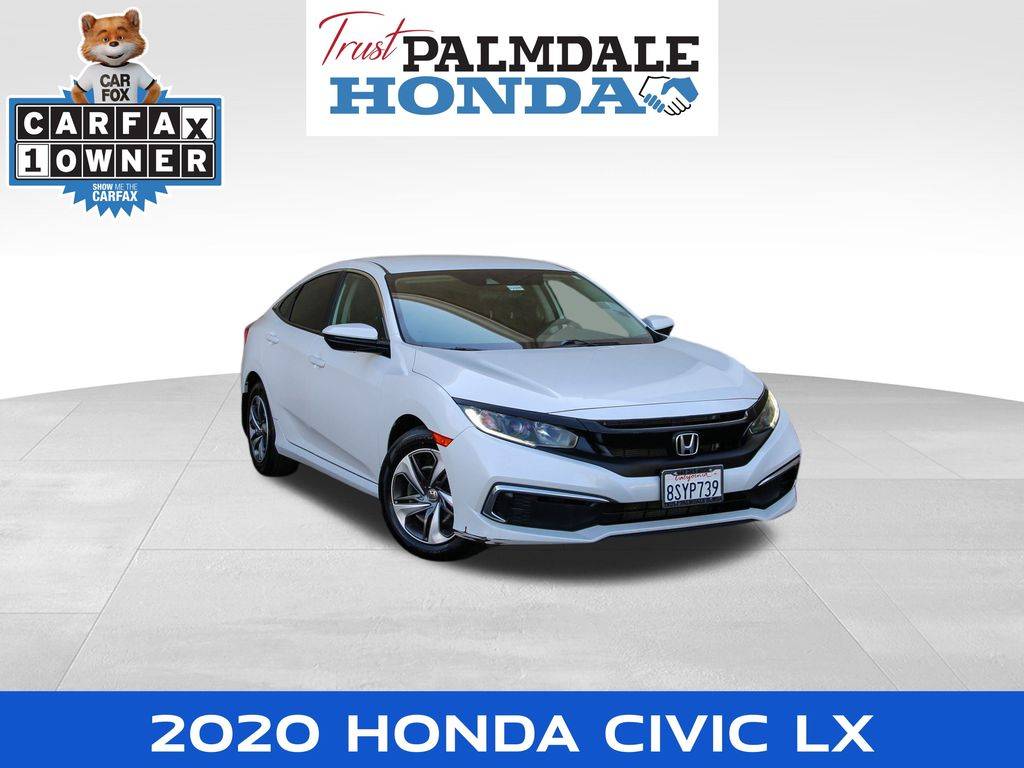 2020 Honda Civic LX — Sedan — 38,835 mi — Palmdale, CA