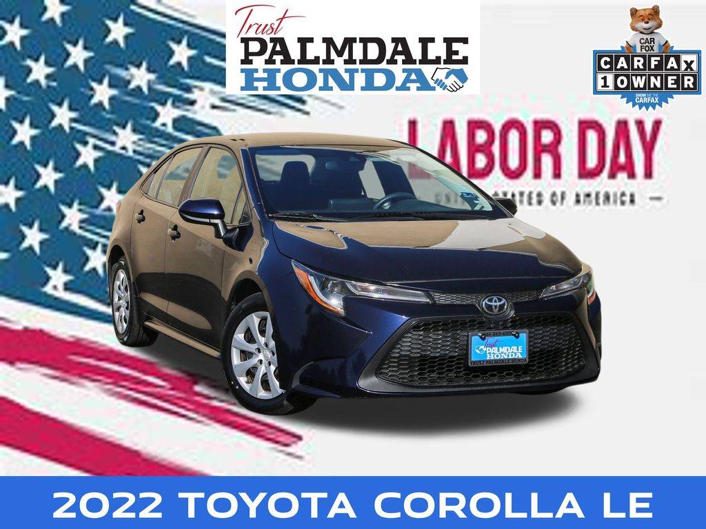 2022 Toyota Corolla LE — Sedan — 71,850 mi — Palmdale, CA