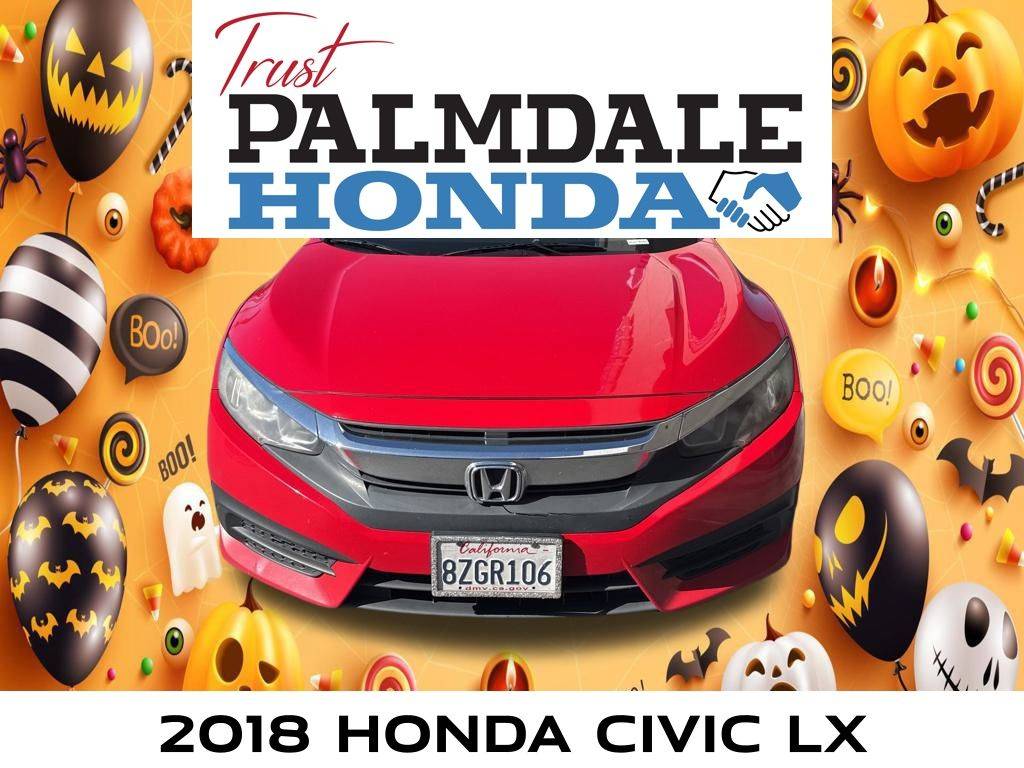 2018 Honda Civic LX — Sedan — 143,978 mi — Palmdale, CA