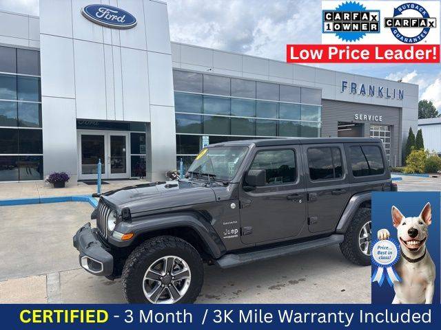 2019 Jeep Wrangler Sahara — SUV — 82,737 mi — Franklin, NC