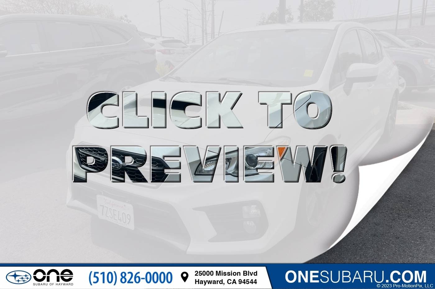 2018 Subaru WRX Premium — Sedan — 61,769 mi — Hayward, CA