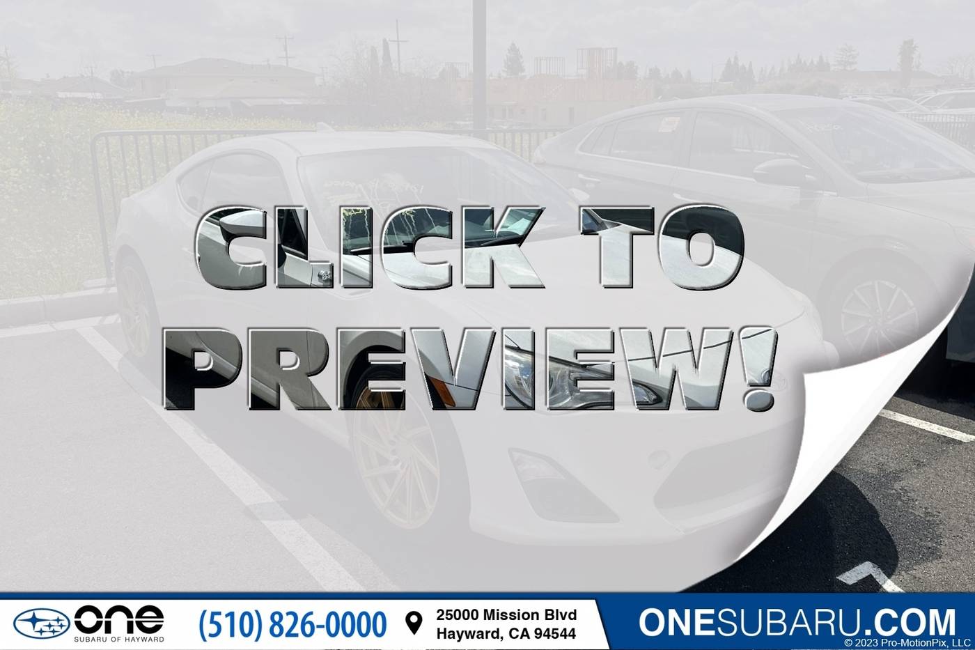 2015 Scion FR-S Release Series 1.0 — Coupe — 93,113 mi — Hayward, CA