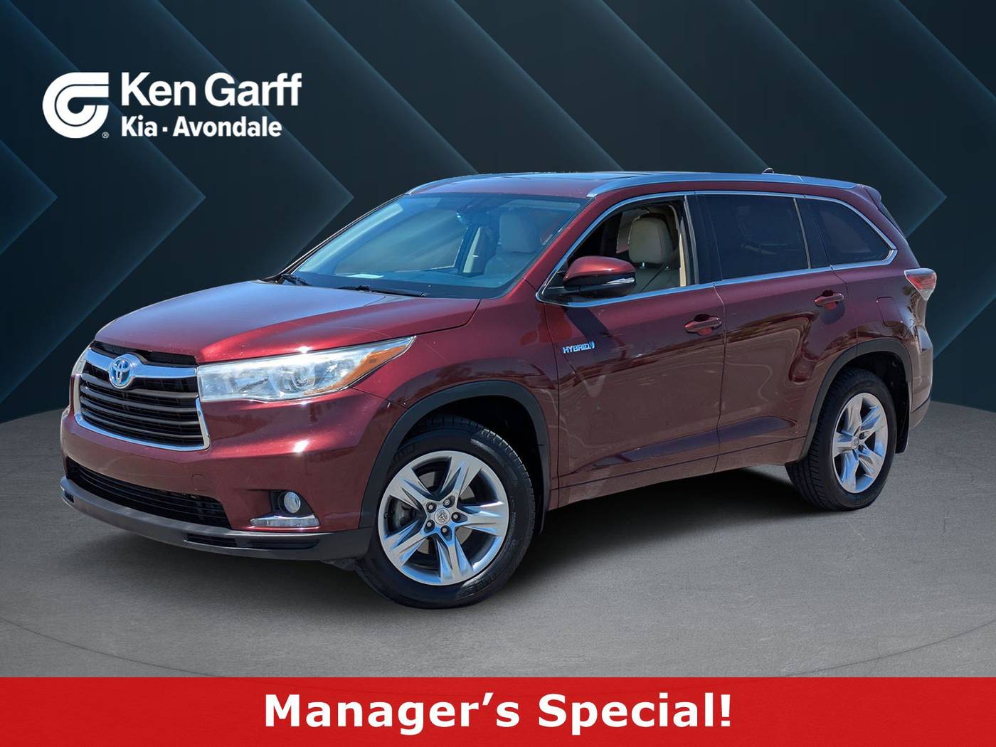 2014 Toyota Highlander Hybrid Limited — SUV — 121,392 mi — Avondale, AZ