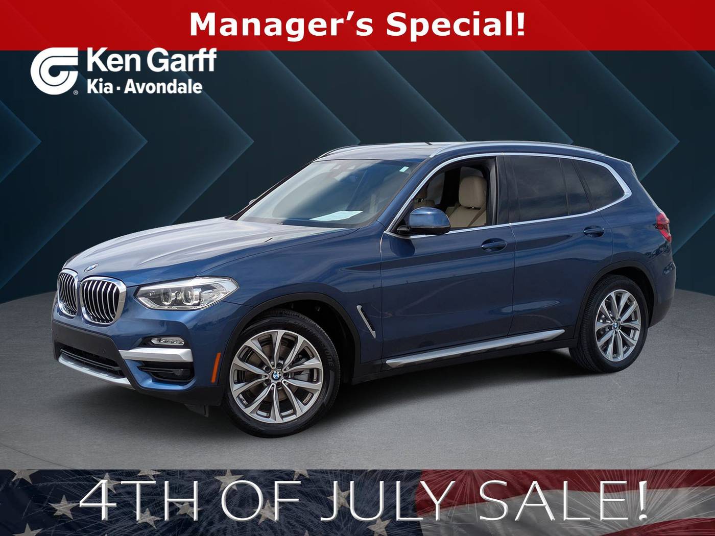 2019 BMW X3 30i — SUV — 58,657 mi — Avondale, AZ