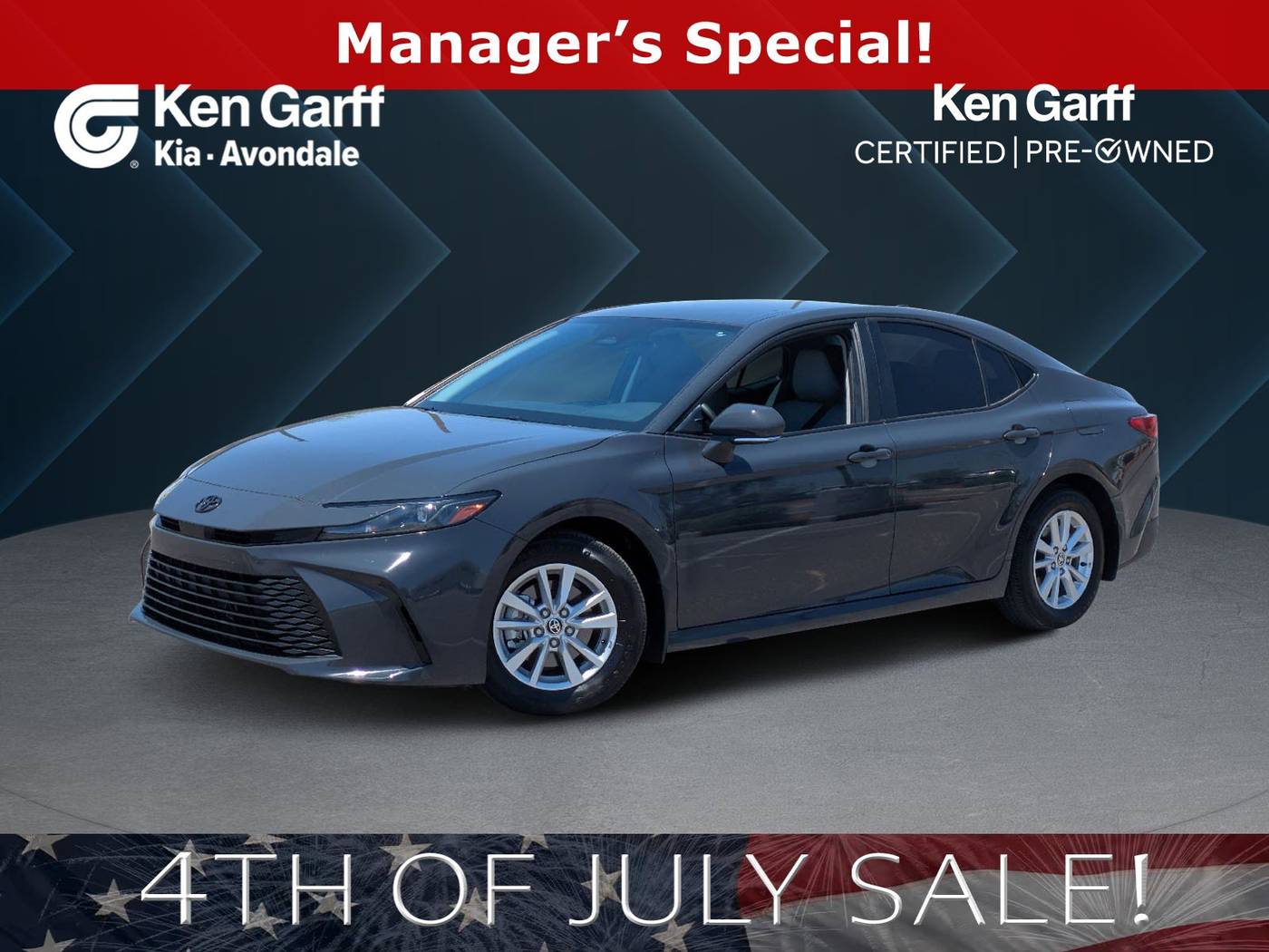 2025 Toyota Camry LE — Sedan — 15,355 mi — Avondale, AZ