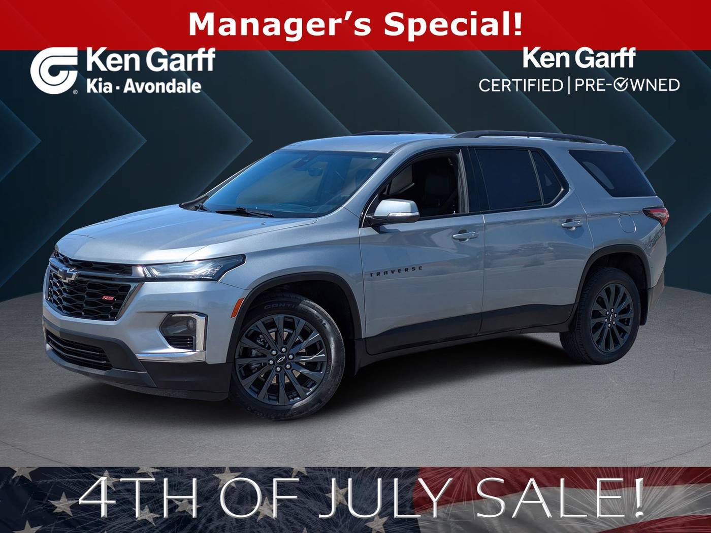 2023 Chevrolet Traverse RS — SUV — 33,481 mi — Avondale, AZ