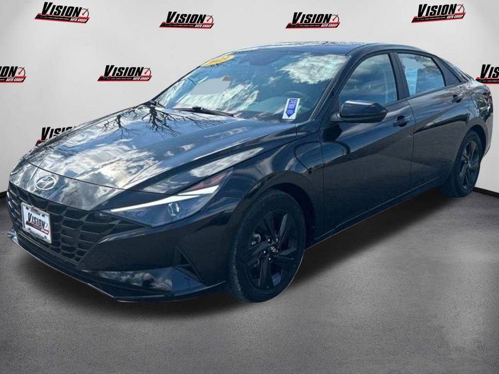 2023 Hyundai Elantra Hybrid Blue — Sedan — 7,469 mi — Webster, NY