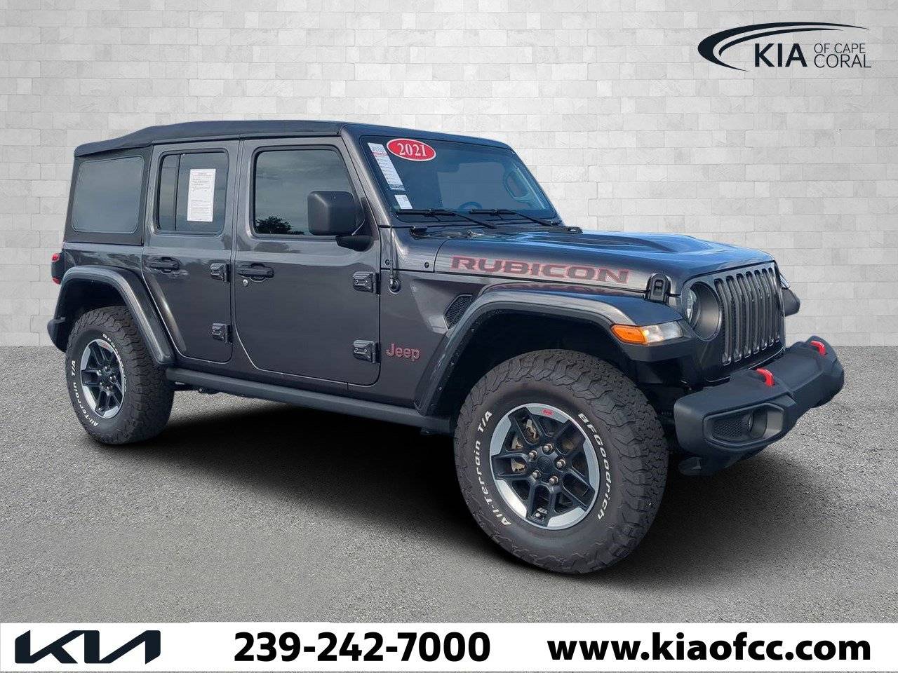 2021 Jeep Wrangler Rubicon — SUV — 38,414 mi — Cape Coral, FL