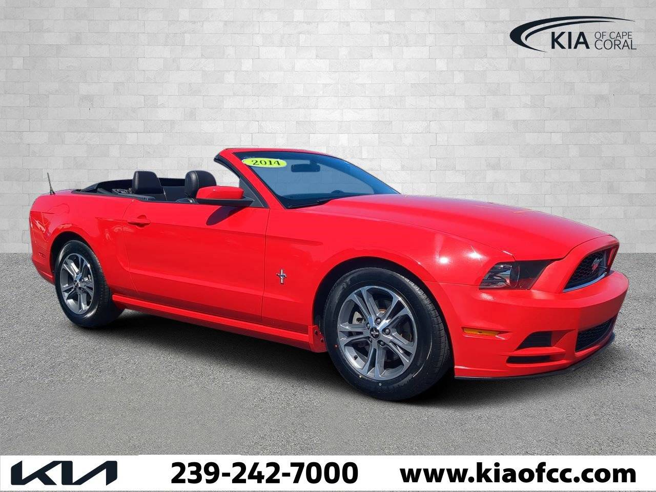 2014 Ford Mustang V6 Premium — Convertible — 59,290 mi — Cape Coral, FL