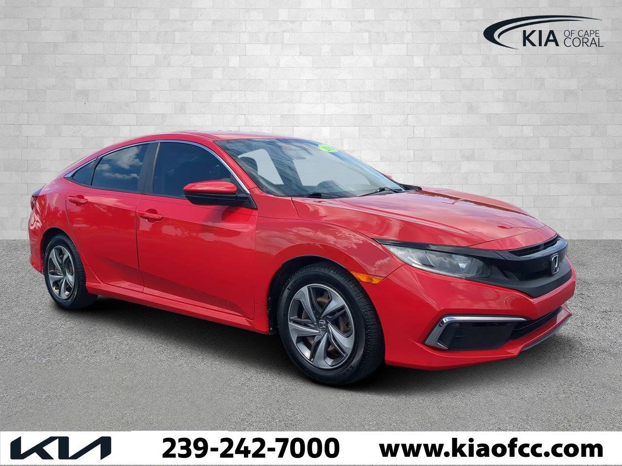 2019 Honda Civic LX — Sedan — 88,288 mi — Cape Coral, FL